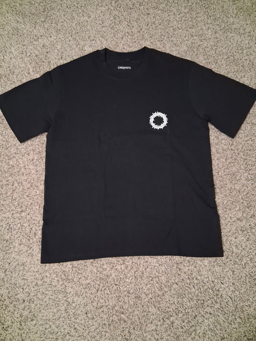 Black Oversized T-Shirt (Isaiah: 41:10)